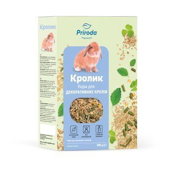 Корм Природа &laquo;Кролик&raquo; для для кроликів та інших декоративних гризунів, 500 г 4823082410750 фото