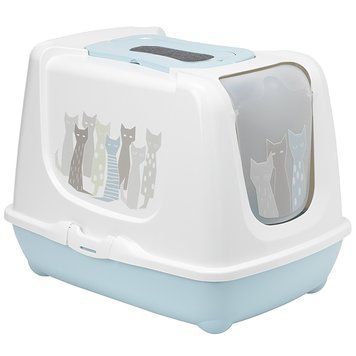 Moderna Trendy Cat Maasai МОДЕРНА МАСАИ закрытый туалет для котов , 50х39х37 см см., Блакитний см. C235363BE фото