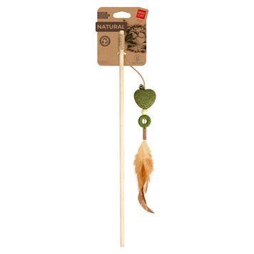 Игрушка для кошек WAUCAT Fun Natural Дражнилка с сердечком, 60 см 6215 фото