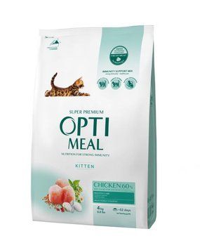 Optimeal Kittens сухий корм для кошенят, 4 кг 4820083905568 фото