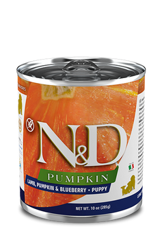 Farmina N&D Grain Free PUMPKIN LAMB PUPPY ALL BREEDS з гарбузом, ягням, чорницею 285 г 160590 фото