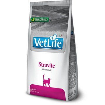Farmina Vet Life Struvite с курицей для кошек и кошек при мочекаменной болезни, 400г 160392 фото