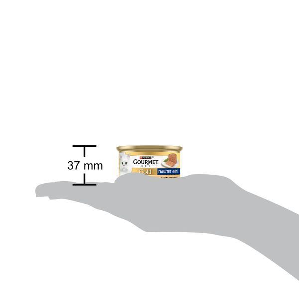 Вологий корм GOURMET Gold для дорослих котів, паштет, з індичкою, 85 г 7613031380992 фото