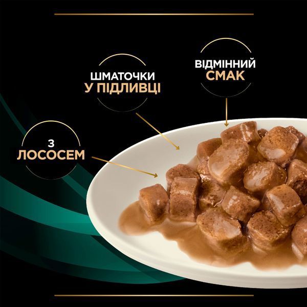 Purina Pro Plan Veterinary Diets EN &mdash; Gastrointestinal Feline Шматочки в підливі з лососем для котів, 10х85 г 7613035983359 фото