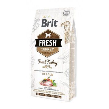Brit Fresh Turkey/Pea Fit and Slim для пожилых собак и лишним весом с индейкой и горохом 2,5 кг 8595602530809 фото