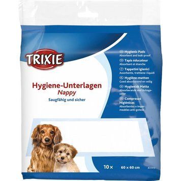 Пелюшки Trixie для собак целюлоза 60х60 см 10 шт 4011905234120 фото