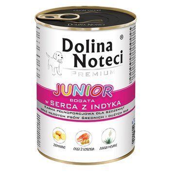 Dolina Noteci Premium для щенков с индюшачьим сердцем, 400 г DN 400 (555) фото
