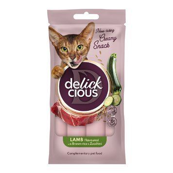 DELICKCIOUS крем-ласощі ягня з коричневим рисом та цукіні, 60г D6251106 фото