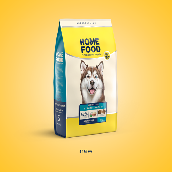 Home Food з фореллю, рисом та овочами для дорослих собак великих порід, 3 кг 1028303 фото