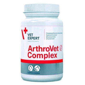 VetExpert (ВетЕксперт) ArthroVet Complex &ndash; Посилений комплекс для здоров&rsquo;я хрящів та суглобів собак та кішок 60шт 58235 фото
