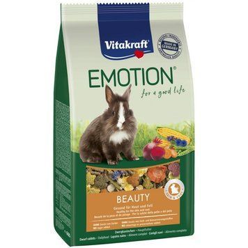 Корм Vitakraft Emotion Beauty Selection для довгошерстих кроликів, для шкіри та шерсті, 600 г 4008239337450 фото
