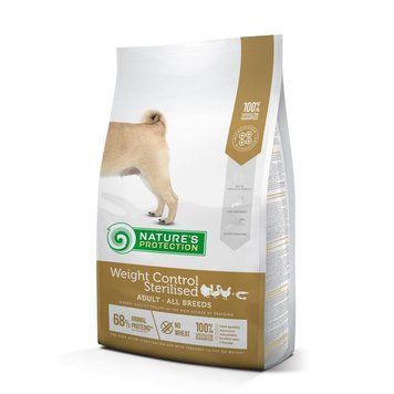 Nature's Protection Weight Control Sterilised Adult All Breeds Сухий корм для дорослих собак схильних до повноти, після стерилізації, 4 кг NPS45660 фото