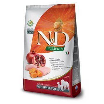 Farmina Pumpkin GF Dog Chicken & Pomegranate Adult Medium & Maxi з куркою, гарбузом та гранатом для дорослих собак середніх та великих порід 2,5кг 156343 фото