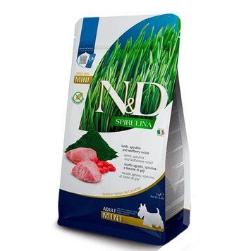 Farmina N&D Spirulina Adult Mini Lamb з ягням та спіруліною для собак дрібних порід 2кг 177875 фото