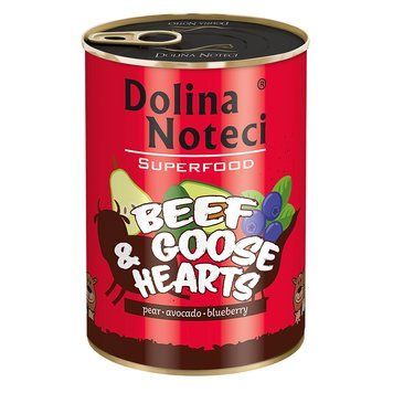 Dolina Noteci Superfood для собак из говяжьих и гусиных сердец,400 г DN 800 (633) фото