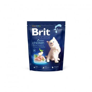 Brit Premium Cat by Nature Kitten для кошенят, з куркою, 300 г 8595602552955 фото