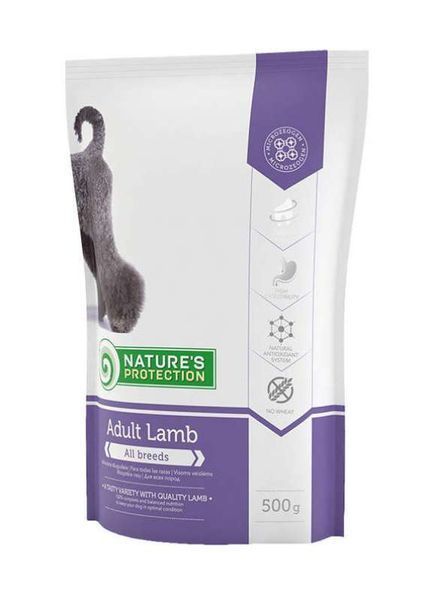 Nature's Protection Lamb Adult All Breeds Сухий корм для дорослих собак усіх порід з ягням, 18 кг NPB46030 фото
