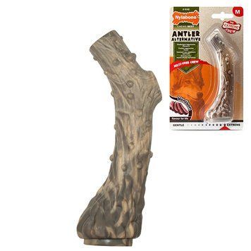 Nylabone Extreme Chew Antler НІЛАБОН РІГ ОЛЕНЯ жувальна іграшка для собак, смак оленини , M, для собак до 16 кг см., Оленина см., 14x4x3,5 см. 83367 фото