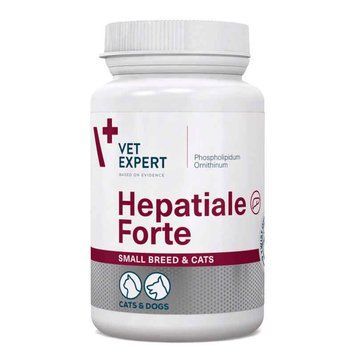 VetExpert Hepatiale Forte Small breed&Cats &ndash; Харчова добавка для підтримки функцій печінки у собак дрібних порід та котів 40шт 58884 фото
