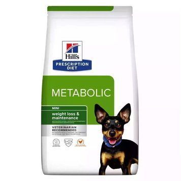PD Canine Metabolic MiniChkn-контр. і зниж. ваги малі/міні, кур- 1кг 606378 фото
