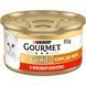 Вологий корм GOURMET Gold "Соус Де-Люкс" для дорослих котів, шматочки в соусі, з яловичиною, 85 г 7613036705134 фото 1