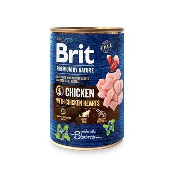 Brit Premium by Nature с курицей и куриными сердцами для собак 400г 8595602561797 фото