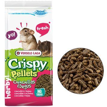 Versele-Laga Crispy Pellets Chinchillas & Degus КРИСПІ ШИНШИЛА ДЕГУ беззерновий корм для шиншил і дегу , 1 кг., Пакунок см. 615065 фото