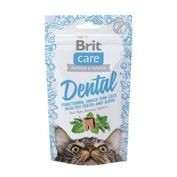 Функціональні ласощі Brit Care Dental з індичкою для котів, 50г 8595602521371 фото
