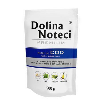 Dolina Noteci Premium для собак с треской и брокколи, 500 г DN 800 (250) фото