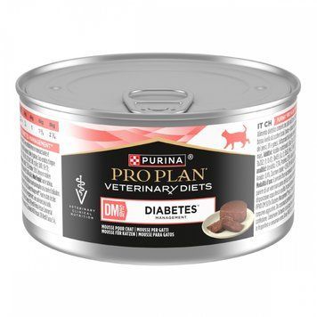 Purina Pro Plan Veterinary Diets DM St/Ox - Diabetes Management Feline Cans, 195г 8445291541320 фото