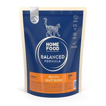 Home Food Premium Nutritive "Мясное ассорти" для взрослых кошек, 300г 1357111 фото