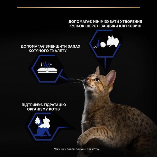 Влажный корм PRO PLAN Adult Indoor для взрослых кошек живущих дома, кусочки в соусе, с лососем, 85 г 8445290172990 фото