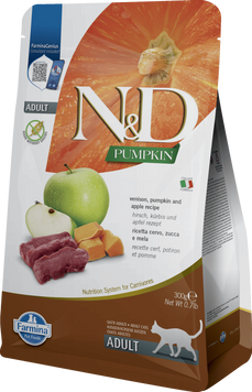 Farmina N&D Pumpkin Cat Adult Venison & Apple, 300г 186445 фото