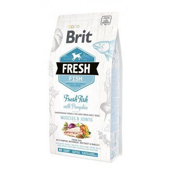 Brit Fresh Fish/Pumpkin Adult Large для взрослых собак больших пород для мышц и суставов с рыбой и тыквой 2,5 кг 8595602530786 фото