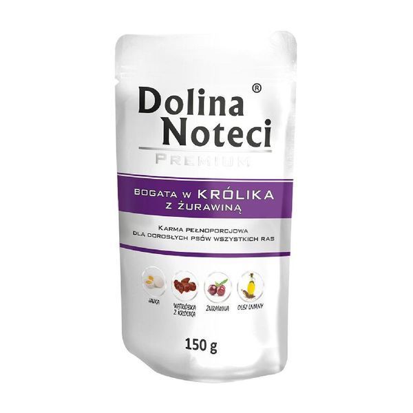 Dolina Noteci Premium Rabbit з кроликом та журавлиною, 500г DN 500 (847) фото