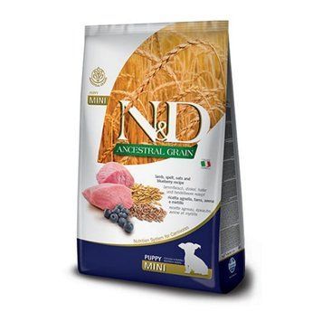 Farmina Low Grain Dog Lamb&Blueberry Puppy Mini з ягням і чорницею для цуценят дрібних порід 800г 156372 фото