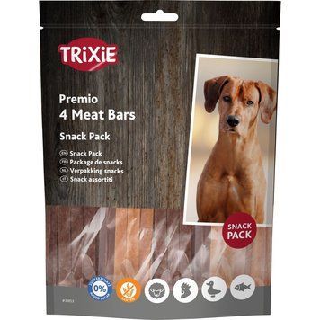 Ласощі Trixie Premio 4 Meat Bars для собак з куркою качкою бараниною та лососем 4х100 г 4011905318530 фото