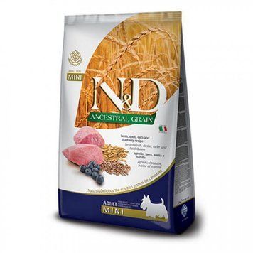 Farmina Low Grain Dog Lamb & Blueberry Adult Mini з ягням і чорницею для дорослих собак дрібних порід 800г 156375 фото