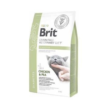 Brit GF VetDiet Cat Diabetes для котів, при цукровому діабеті, з куркою та горохом, 2 кг 8595602528523 фото