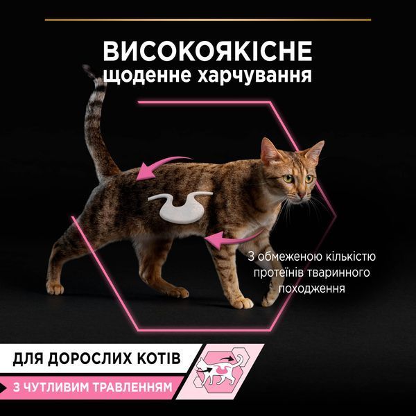 Вологий корм PRO PLAN Delicate для дорослих котів з чутливим травленням, мус, з індичкою, 85 г 8445290173317 фото