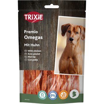 Trixie (Тріксі) Premio Omega Stripes &ndash; Ласощі філе курки для собак 100г 4011905315362 фото