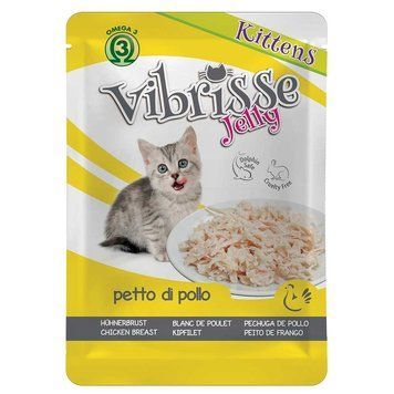 VIBRISSE JELLY, для котят куриная грудка в желе, 70г C1018991 фото