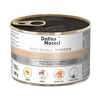 Dolina Noteci Premium для собак маленьких пород с гусем, картофелем и яблоком, 185 г DN 185 (458) фото