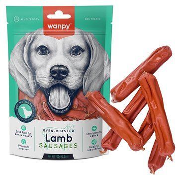 Wanpy Lamb Sausages ВАНПИ СОСИСКИ С ЯГНЕНКОМ лакомство для собак , 0.1 кг., Ягня кг. SA-04H фото