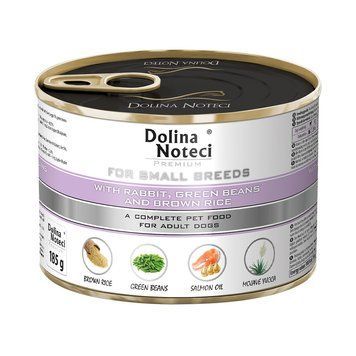 Dolina Noteci Premium для собак маленьких пород с кроликом, фасолью и корицей, рисом, 185 г DN 185 (427) фото