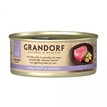 Grandorf TUNA FILLET & MUSSELS филе тунца с мидиями, 70 г GDCW0807 фото