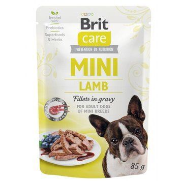 Влажный корм Brit Care Mini для собак, с филе ягненка в соусе, 85 г 8595602560301 фото