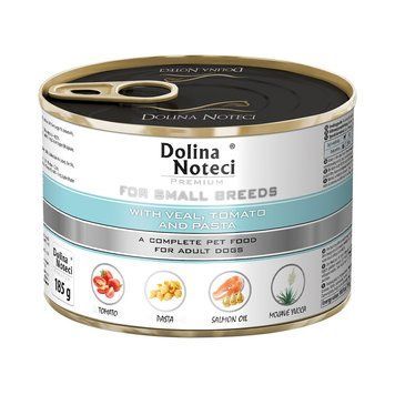 Dolina Noteci Premium для собак маленьких пород с телятиной, помидорами и лапшой, 185 г DN 185 (434) фото