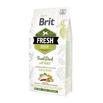 Brit Fresh Duck/Millet Active Run and Work для взрослых активных собак с уткой и пшеном 2,5 кг 8595602530823 фото