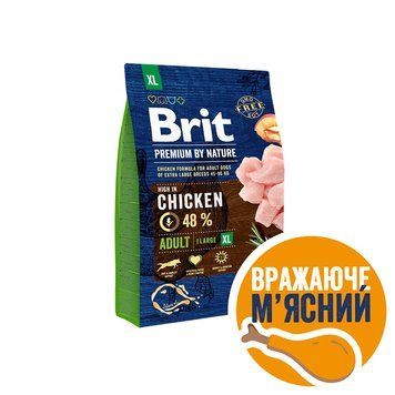 Brit Premium Adult XL 3кг 8595602526512 фото